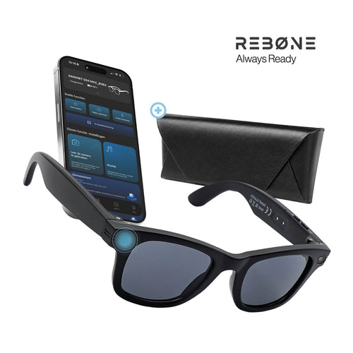 REBØNE Smart Class bril met camera en open-ear audio