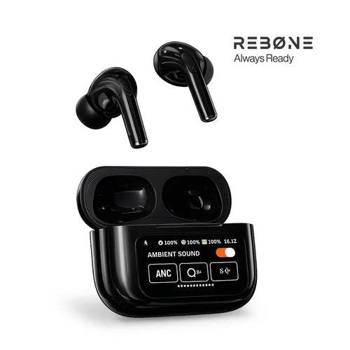 REBØNE Sound Pro draadloze oordopjes zwart
